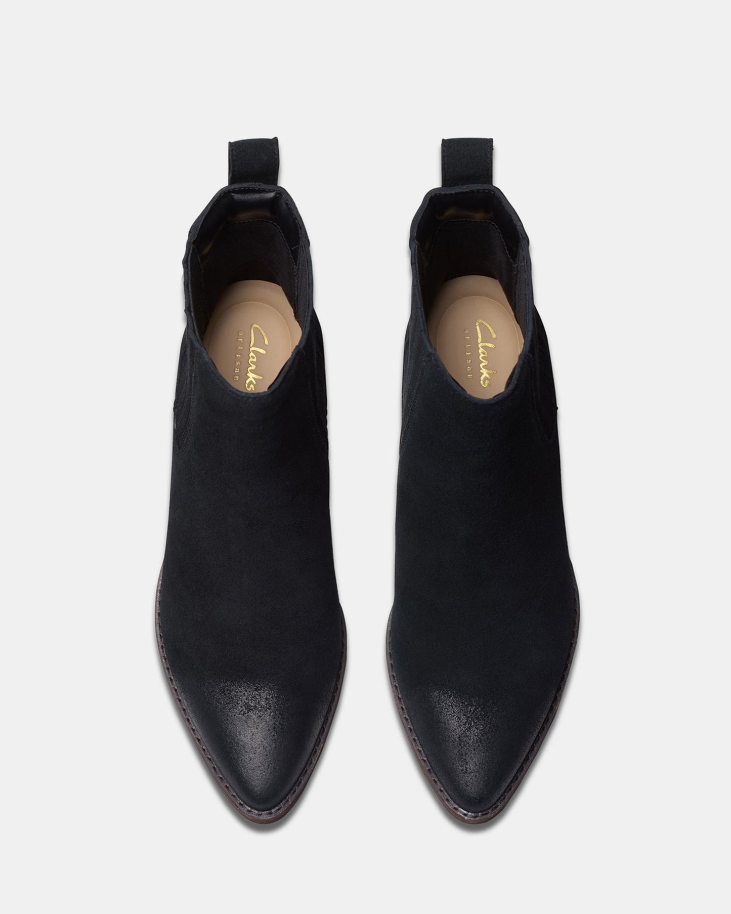 Morzine Top Black Suede