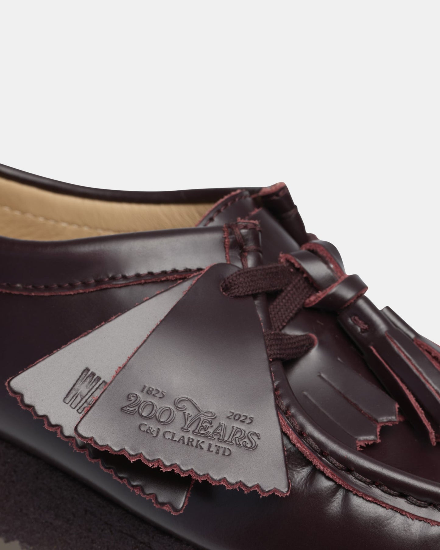 Wallabee. (w) Purple Grape Leather