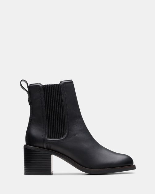 Chamberly Top Black Leather