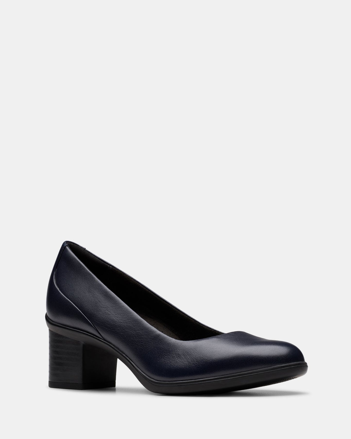 Shaya Poppy Navy Leather