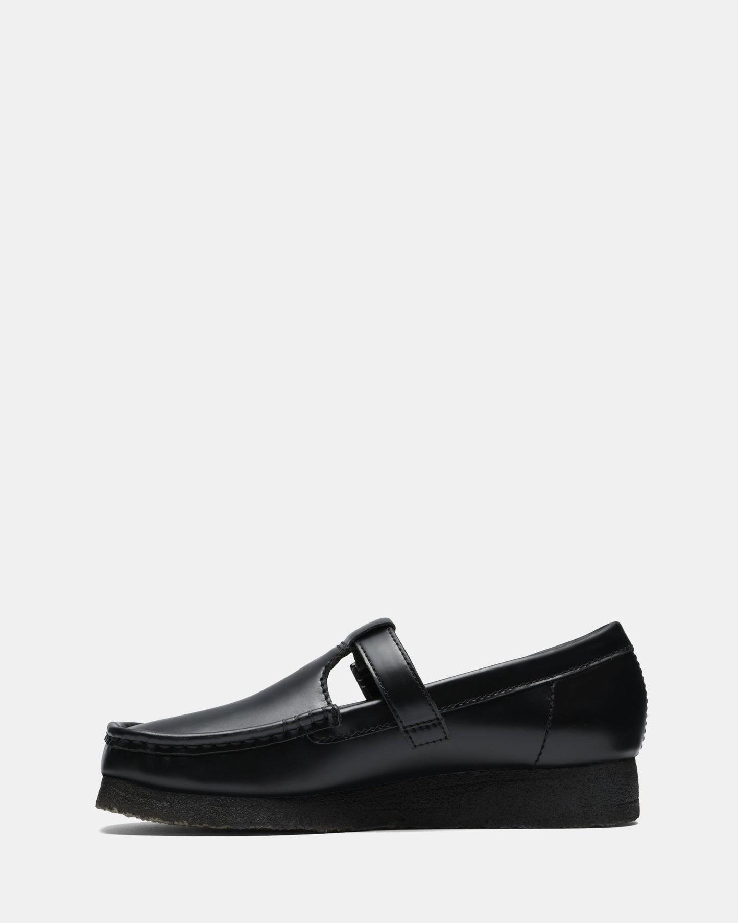 Wallabee Tbar Blk Hishine Lea