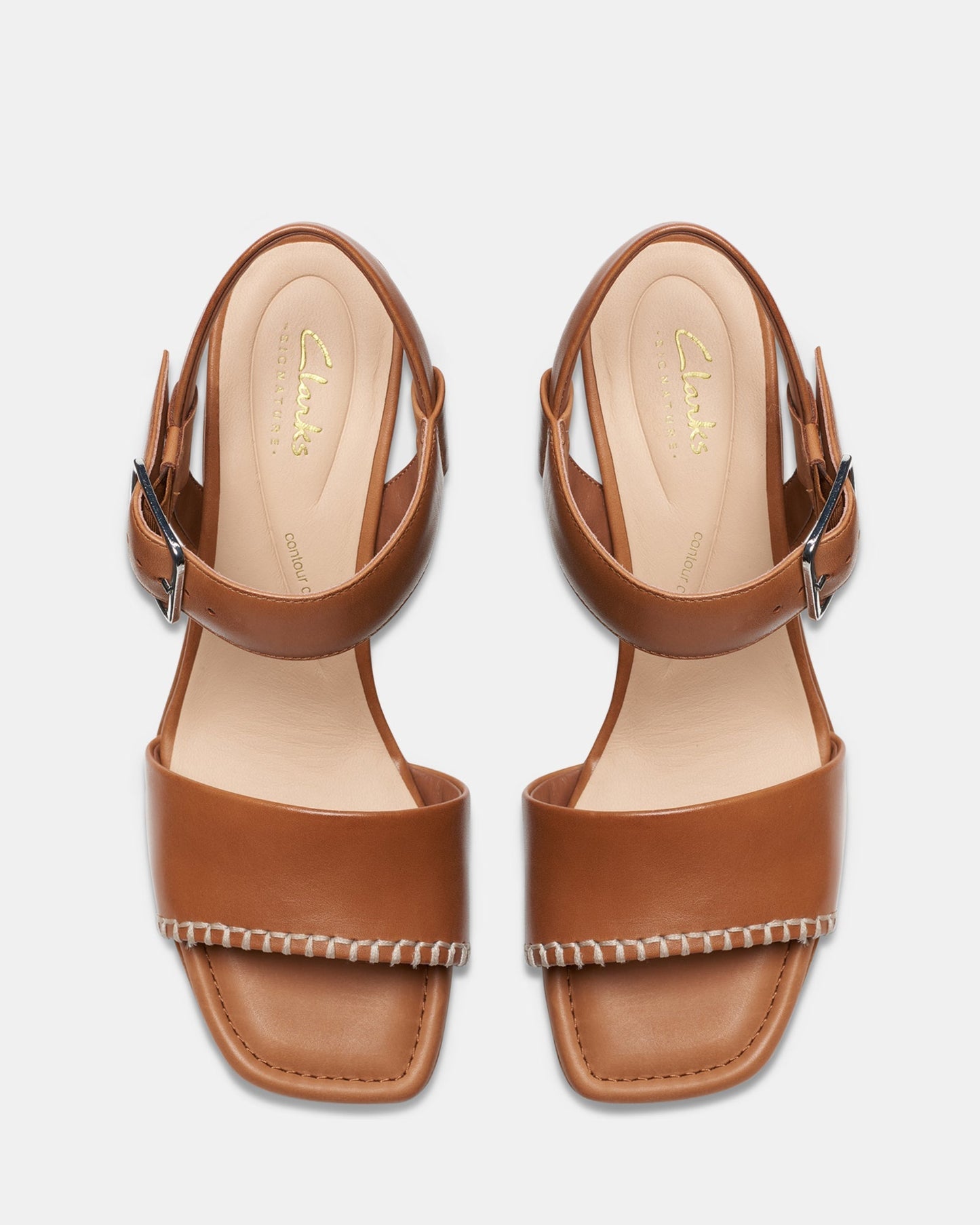 Siara65 Buckle Tan Leather