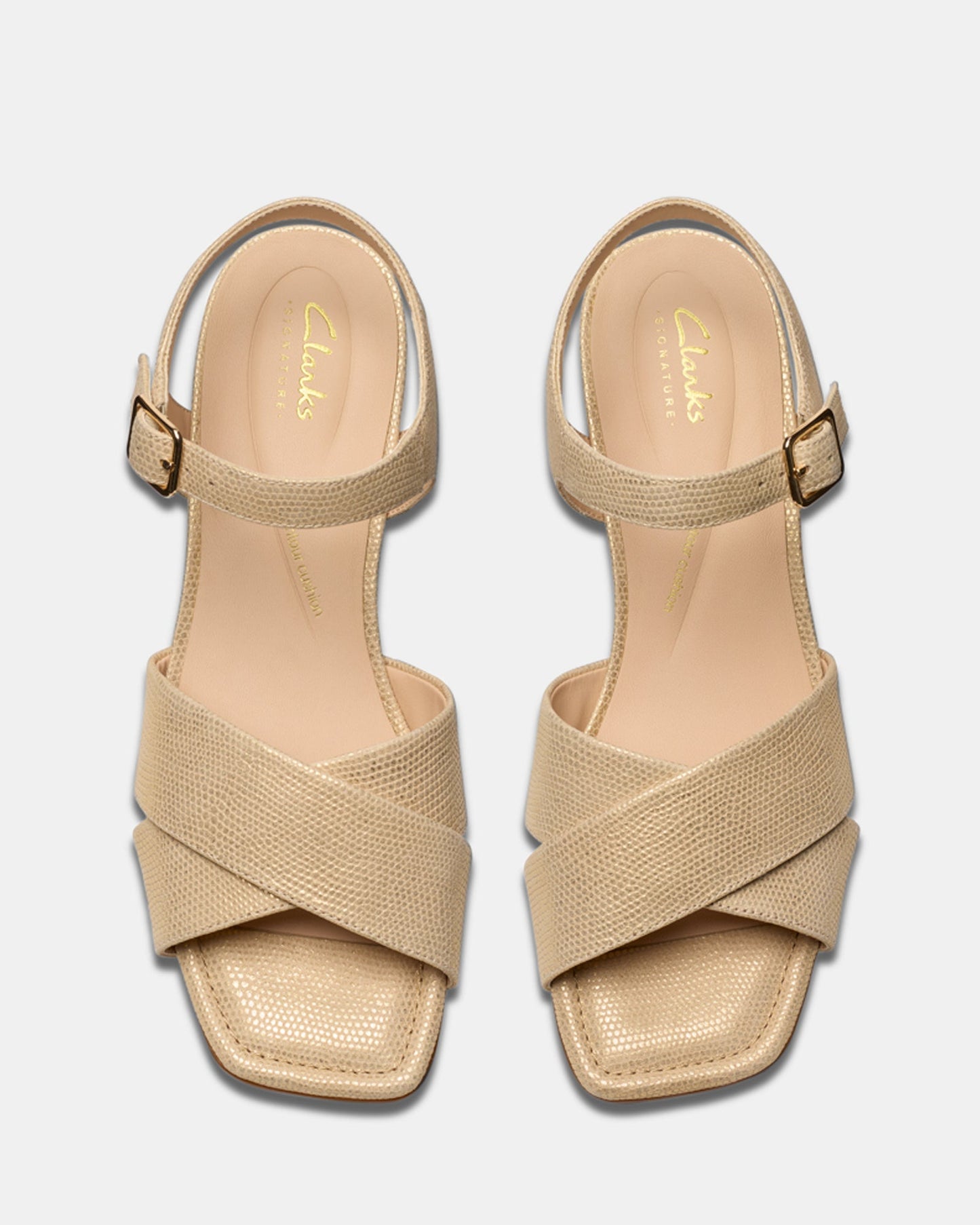Serina35 Cross Gold Leather