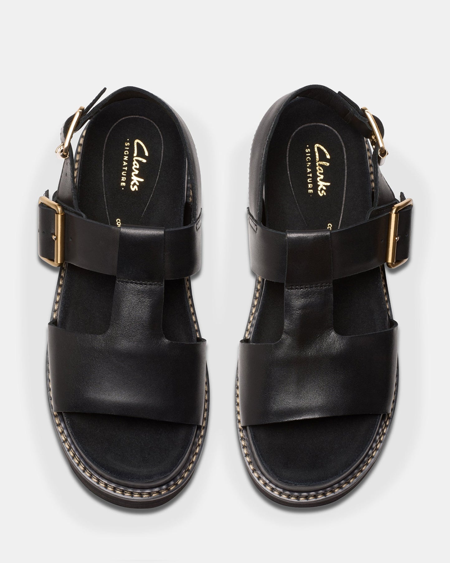 Orianna Sky Black Leather