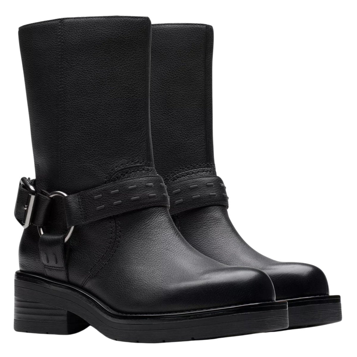 Women's Rebelle Up Black Leather