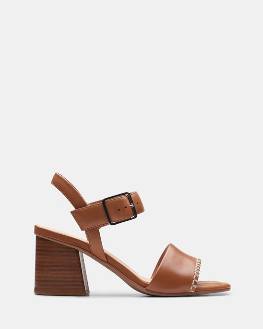 Siara65 Buckle Tan Leather