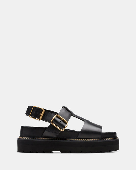 Orianna Sky Black Leather
