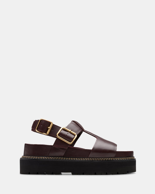 Orianna Sky Wine Leather