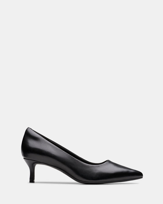 Zarey Court Black Leather