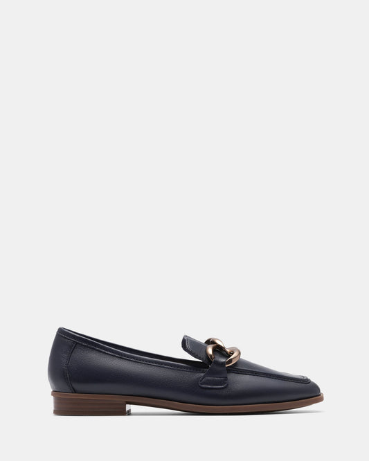 Sarafyna Iris Navy Leather