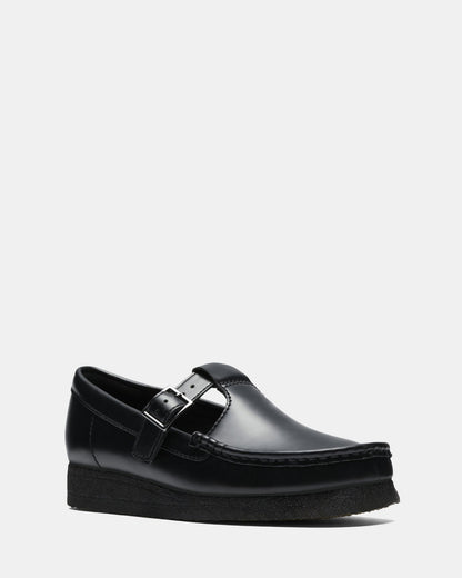 Wallabee Tbar Blk Hishine Lea
