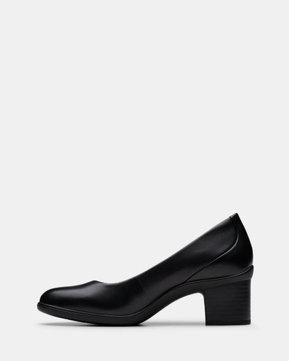 Shaya Poppy Black Leather