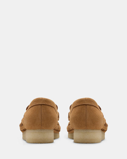 Wbloaferweave. (w) Tan Suede