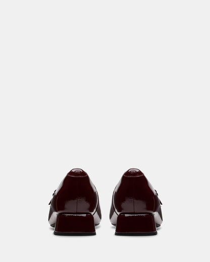 Daiss30 Shine Burgundy Leather