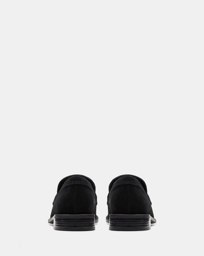 Hana Loafer Black Suede