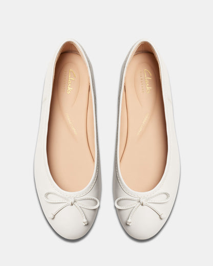 Fawna Lily White Leather
