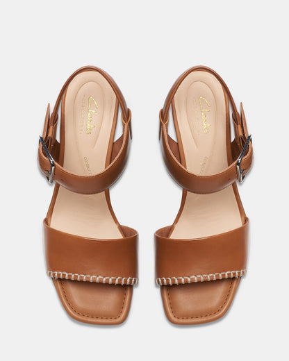 Siara65 Buckle Tan Leather