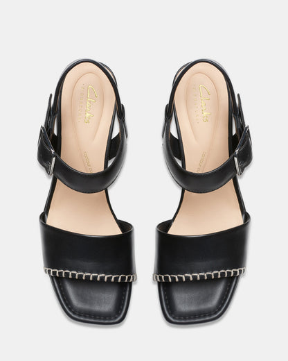 Siara65 Buckle Black Leather
