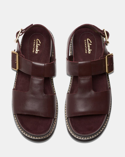 Orianna Sky Wine Leather