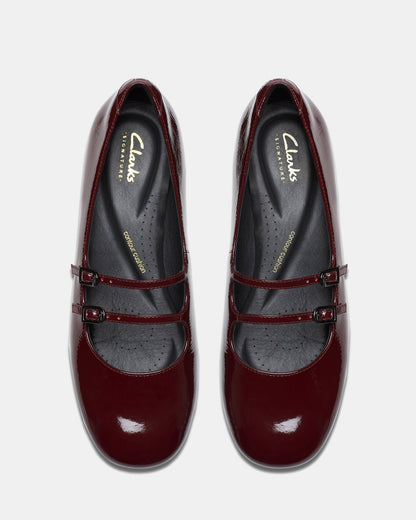Daiss30 Shine Burgundy Leather
