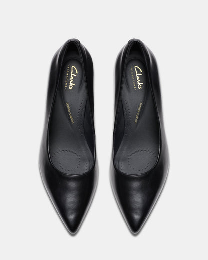 Zarey Court Black Leather