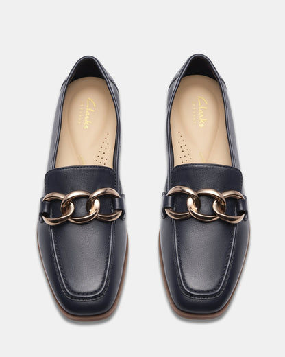 Sarafyna Iris Navy Leather