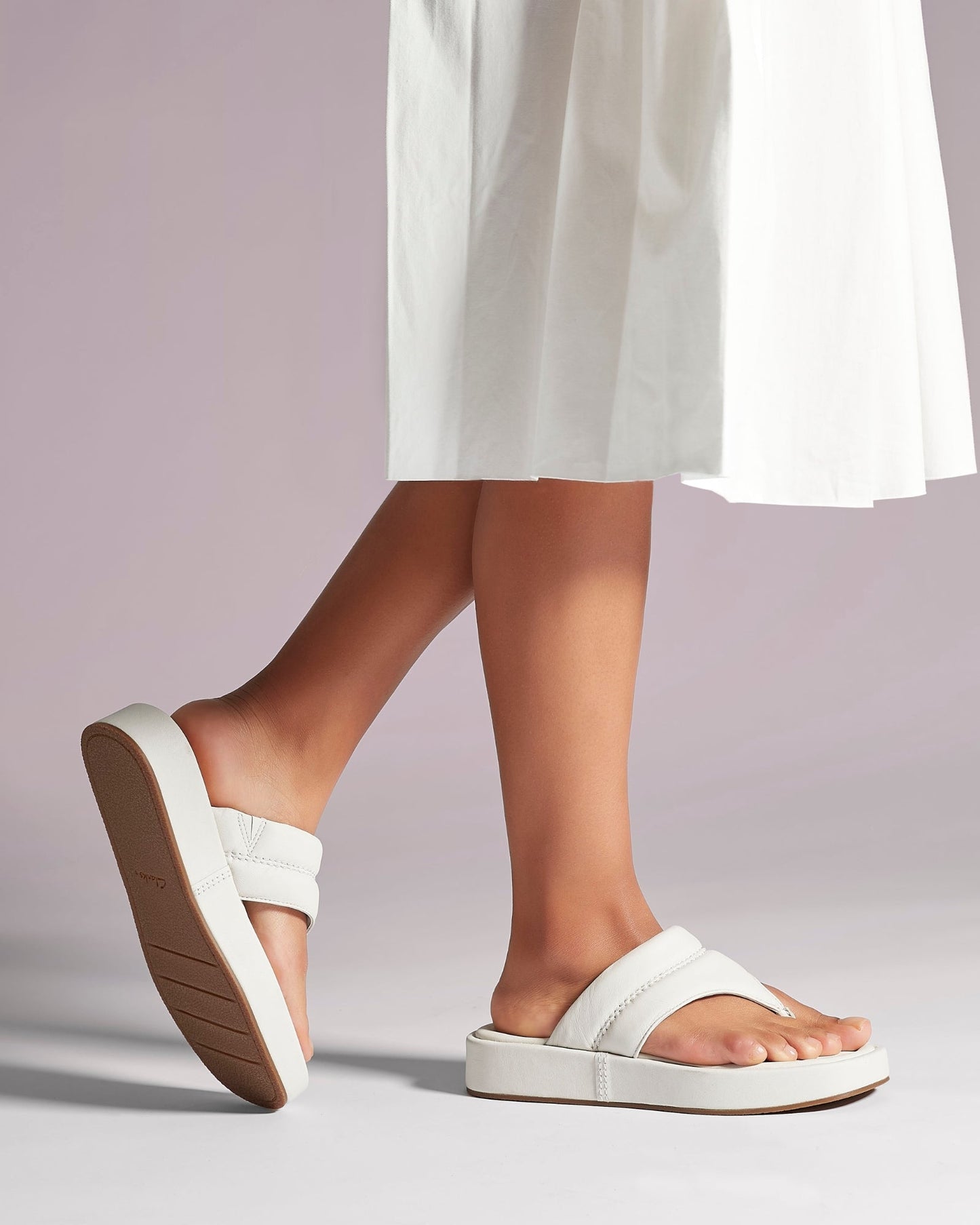 Alda Walk Off White Leather