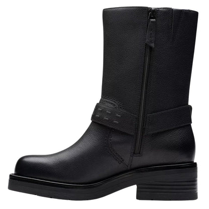 Women's Rebelle Up Black Leather