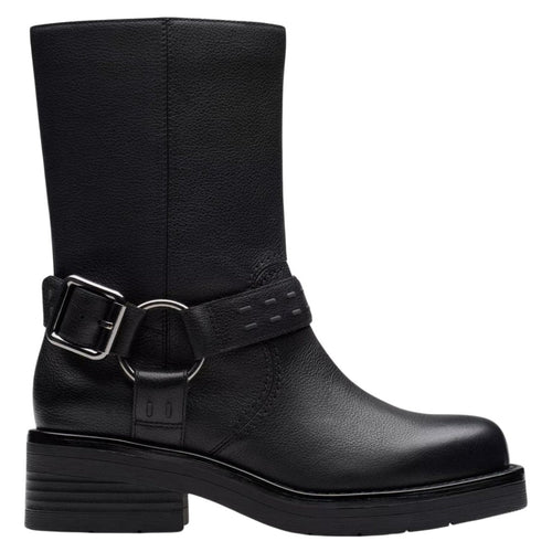 Women's Rebelle Up Black Leather